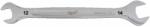 Milwaukee Kétoldalas villáskulcs 12x14 mm Milwaukee (4932492722) (4932492722)