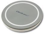 Qoltec Induction Wireless Charger RING Qualcomm QuickCharge 3.0 technológiával 10W Szürke (51840) (51840)
