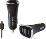 Beline 0014 Autós 3xUSB-A töltő (12V / 4A) + 1m Micro-USB töltőkábel (BELI0014) (BELI0014)