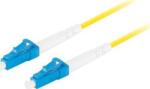 Lanberg Optikai patch SM LC/UPC-LC/UPC szimplex 5m LSZH G657A1 3.0mm sárga (FO-LULU-SS11-0050-YE) (FO-LULU-SS11-0050-YE)