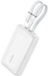 Anker A1680H21 Powerbank integrált kábellel USB-C + Lightning / 10000mAh 30W - Fehér (A1680H21) (A1680H21)