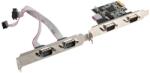 Lanberg PCI-E 4x COM vezérlő (PCE-DB9-004) (PCE-DB9-004)