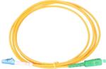 Extralink PATCHCORD SC/APC-LC/UPC SM G. 652D SIMPLEX 15M InfiniBand és száloptikai kábel FTTH Sárga (EX. 9212) (EX.9212)