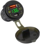 BLOW M18A USB Type-A / USB Type-C Autós töltő - Fekete (5V / 3.4A) (75-699#) (75-699#)