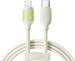 JOYROOM S-A53 USB-C apa - Lightning apa Adat és töltő kábel 2m - Bézs (S-A53 2M C-L) (S-A53 2M C-L)