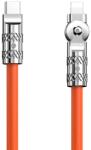 Dudao L24CL USB-C - Lightning forgó kábel 1m narancs (L24CL) (L24CL)