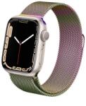 Crong Apple Watch S1/2/3/4/5/6/7/8/SE Milano fém szíj 38/40/41mm - Irizáló (CRG-40MST-OPL) (CRG-40MST-OPL)