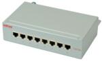 Roline STP CAT5e patch panel 8 port szürke (26.11. 0304-10) (26.11. 0304-10) (26.11.0304-10)