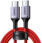 UGREEN USB-C- USB-C kábel 1m piros (60186) (UG60186) (UG60186)