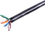ASSMANN CAT 5e U-UTP outdoor installation cable, 100 MHz Fca (PVC), AWG 24/1, 100 m, sx, black (DK-TP512-1) (DK-TP512-1)