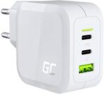 Green Cell PowerGaN 65W hálózati töltő 2xUSB-C, 1xUSB-A (CHARGC08W) (CHARGC08W) (CHARGC08W)