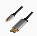 LogiLink USB 3.2 Gen1 Type-C kábel C/M-DP/M 4K alu 1, 8m (CUA0100) (CUA0100) (CUA0100)