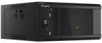 Lanberg WFFA-5604-10B 19" Fali rack szekrény 4U 570x600mm - Fekete (WFFA-5604-10B) (WFFA-5604-10B)
