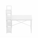 Huzaro Mark Adler Leader 4.0 Irodai Iróasztal polcokkal 120 x 60 x 75 cm - Fehér (MA-LEADER 4.0 WHITE) (MA-LEADER 4.0 WHITE)