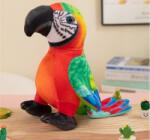 LEAN Toys Plüss Papagáj - 20 cm, Piros (16849) (16849)