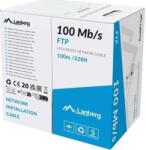 Lanberg LCF5-11CC F/UTP Cat5e Patch kábel 100m - Szürke (LCF5-11CC-0100-S) (LCF5-11CC-0100-S)