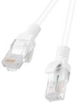 Lanberg U/UTP Cat5e RJ45 Patch Kábel 1m 10db - Fehér (PCU5-20CC-0100-W) (PCU5-20CC-0100-W)