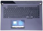 ASUS ROG Strix G17 G713Q G713QR G713RW Gaming RGB Per Key Multi-color háttérvilágítással (Multi backlit) burkolattal (topcase) magyar (HU) szürke laptop/notebook billentyűzet gyári