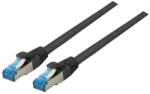 EFB-Elektronik RJ45 Patchkabel S/FTP, Cat. 6A, Cat7 TPE superflex, 0, 25m, sw (K5525FSW. 0, 25) (K5525FSW.0,25)