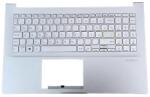 ASUS Vivobook X513E X513EA X513EP S513E S513EA F513E F513EA K513E M513U series háttérvilágítással (backlit) ezüst burkolattal (topcase) magyar (HU) laptop/notebook billentyűzet gyári