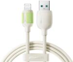 JOYROOM S-A53 USB-A apa - Lightning apa Adat és töltő kábel 1, 2m - Bézs (S-A53 1.2M A-L) (S-A53 1.2M A-L)