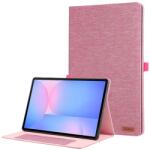  FABRIC Husă cu clapetă pentru Samsung Galaxy Tab S10 FE+ roz