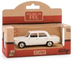 Daffi Prl Fiat 125P fehér autó fém és műanyag modell (1: 43) (K-585) (K-585)