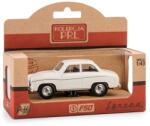 Daffi Prl Syrena 104 Fehér autó fém és műanyag modell (1: 43) (K-576) (K-576)