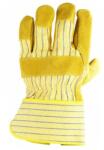 Euro Protection munkavédelmi bőrkesztyű, sárga marhahasíték/színbőr tenyérfolttal 10-es No. 153 (070101-0034)