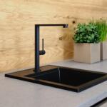 Gamma Nook PRO konyhai csaptelep fekete, beépíthető (5906036427048)