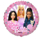 Flexmetal Fólia lufi, kerek, Barbie, 45cm, csomagolatlan