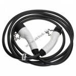 VHBW Töltőkábel elektromos autó, plug-in hibrid, type2 csatlakozó, 1 fázisú, 32A, 7KW, 5m