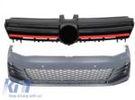 KITT Első lámpák 3D LED DRL Volkswagen Golf 7 VII (2012-2017) ezüst R-Line LED folyamatos dinamikus sorozatos kanyarodó lámpák (HLVWG7RLLEDFW)