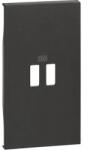 Legrand Placa, Modulara, pentru, incarcator, USB, 2M, Negru, Bticino, Living, Now, KG12C (KG12C)