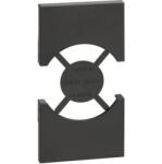 Legrand Placa, Modulara, pentru, priza, standard, italian, 2M, Negru, Bticino, Living, Now, KG03 (KG03)