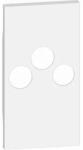 Legrand Placa, Modulara, pentru, 3, iesiri, TV-R-SAT, Alb, Bticino, Living, Now, KW26M2 (KW26M2)