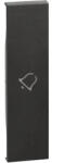 Legrand Placa, Modulara, pentru, simbol, sonerie, 1M, Negru, Bticino, Living, Now, KG01D (KG01D)