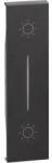 Legrand Placa, Modulara, pentru, dubla, Buton, cu, revenire, 1M, Negru, Bticino, Living, Now, KG05L (KG05L)