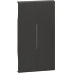 Legrand Placa, Modulara, pentru, 2, M, Negru, Bticino, Living, Now, KG01M2 (KG01M2)
