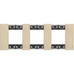 Legrand Rama, ornament, modulara, 2+2+2, module, Auriu, Bticino, Living, Now, KA4802M3ZW (KA4802M3ZW)