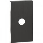 Legrand Placa, Modulara, pentru, priza, TV, 2M, Negru, Bticino, Living, Now, KG08M2 (KG08M2)