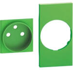 Legrand Placa, Modulara, pentru, priza, FR/BE, 2M, verde, Bticino, Living, Now, KV55 (KV55)