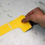 LeanGrip Kapcsolati elem jelölés, LeanGrip 0, 6mm vastag, 90 fokos-75mm-Zöld (FAL-541-639)