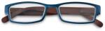 B&S puha kész olvasószemüveg Dioptria +3, 0D Keret színe Kék - barna matt (746634)