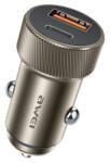 Awei C-857 autós töltő 1xUSB-A és 1xUSB-C csatlakozással 33W - barna