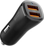 Spigen EV302 Essential autós töltő 2xUSB-A csatlakozással 30W - fekete