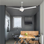 Nova Luce Ventilator de tavan cu telecomanda si iluminat FLOW alb (NVL-9953198)