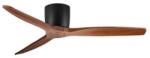 Nova Luce Ventilator de tavan cu telecomanda NINEMIA negru/dark wood (NVL-9952373)