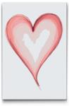  Festés számok szerint - Festett szív Méret: 40x60cm, Keretezés: Műanyagtáblával