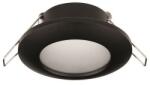 Nova Luce Spot incastrabil baie tavan fals / plafon IP44 TEX negru (NVL-9012122)